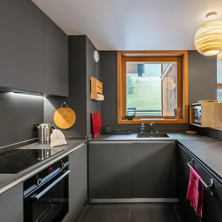 Moderne - Village - Aux Pieds Avec Parking Et Wifi - Fr-1-562-26 Courchevel